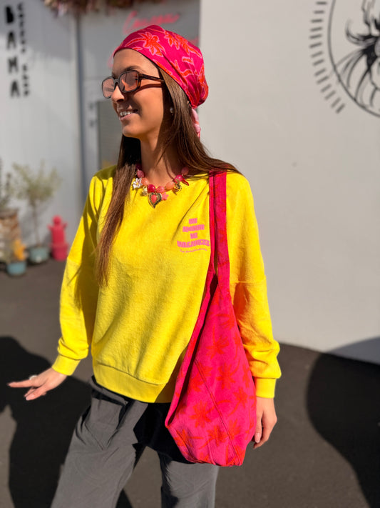 Sweat Graziana - jaune fluo