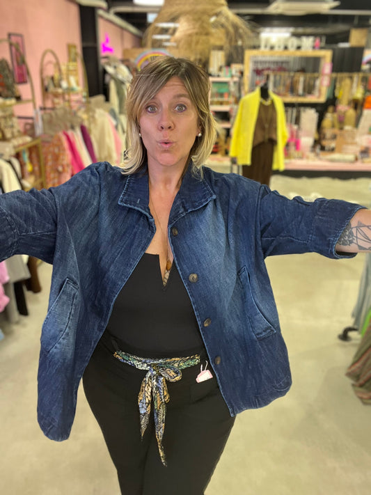 Veste en jean brut Belle by Banditas