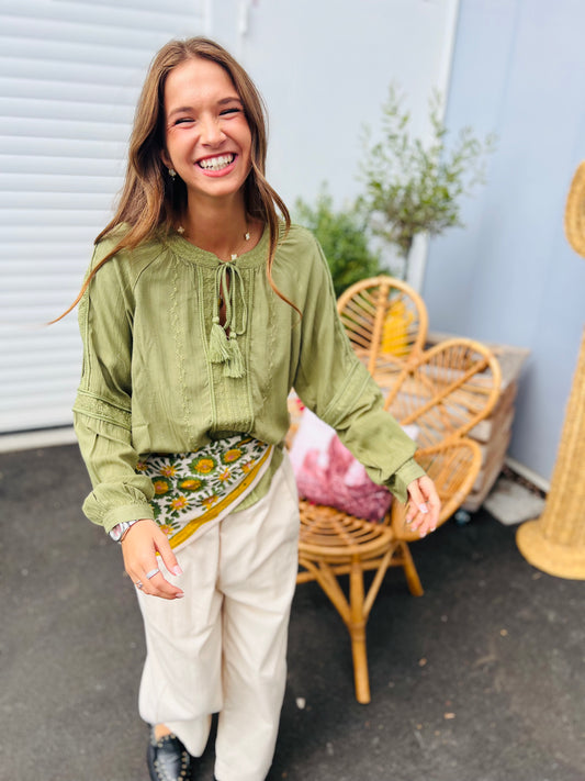 Blouse Manouche - vert