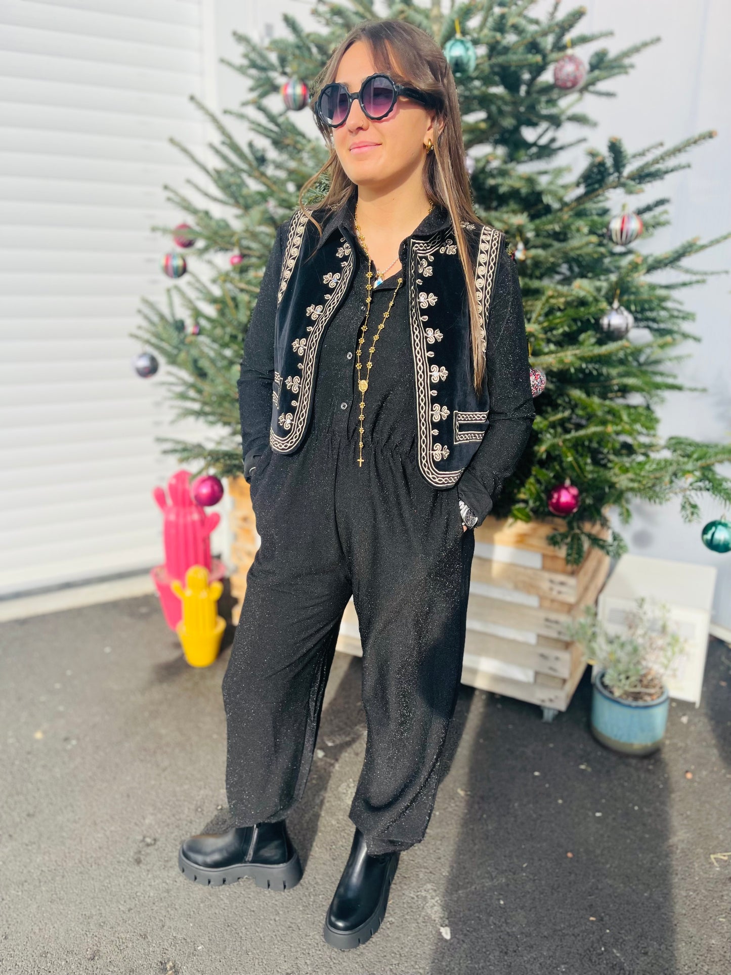 Chaleco Cashemere Dream - Noir