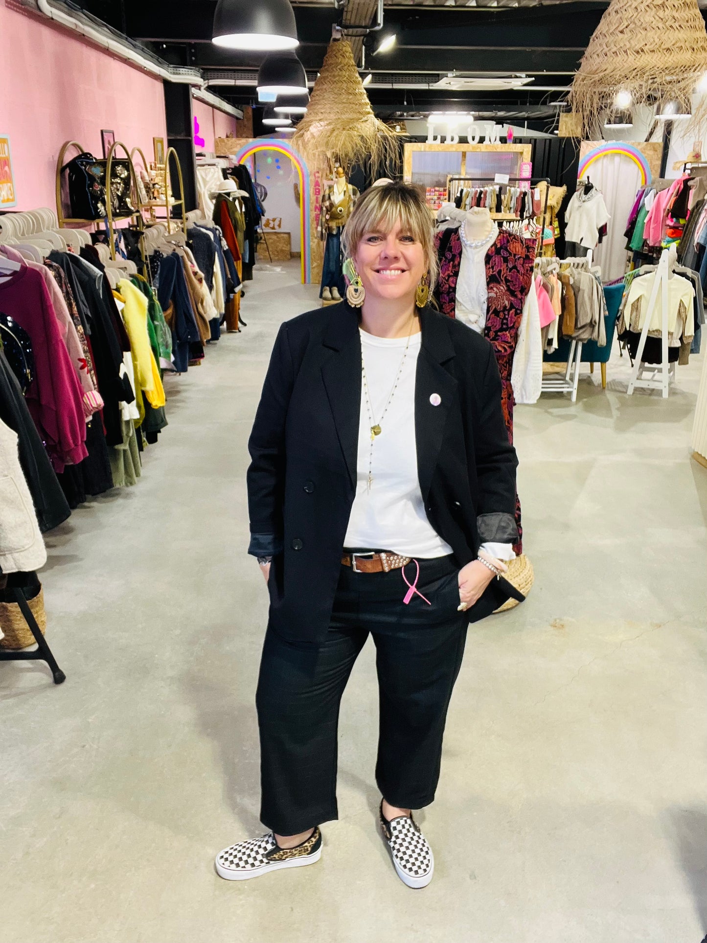 Pantalon HAILA by Banditas - carreaux noir