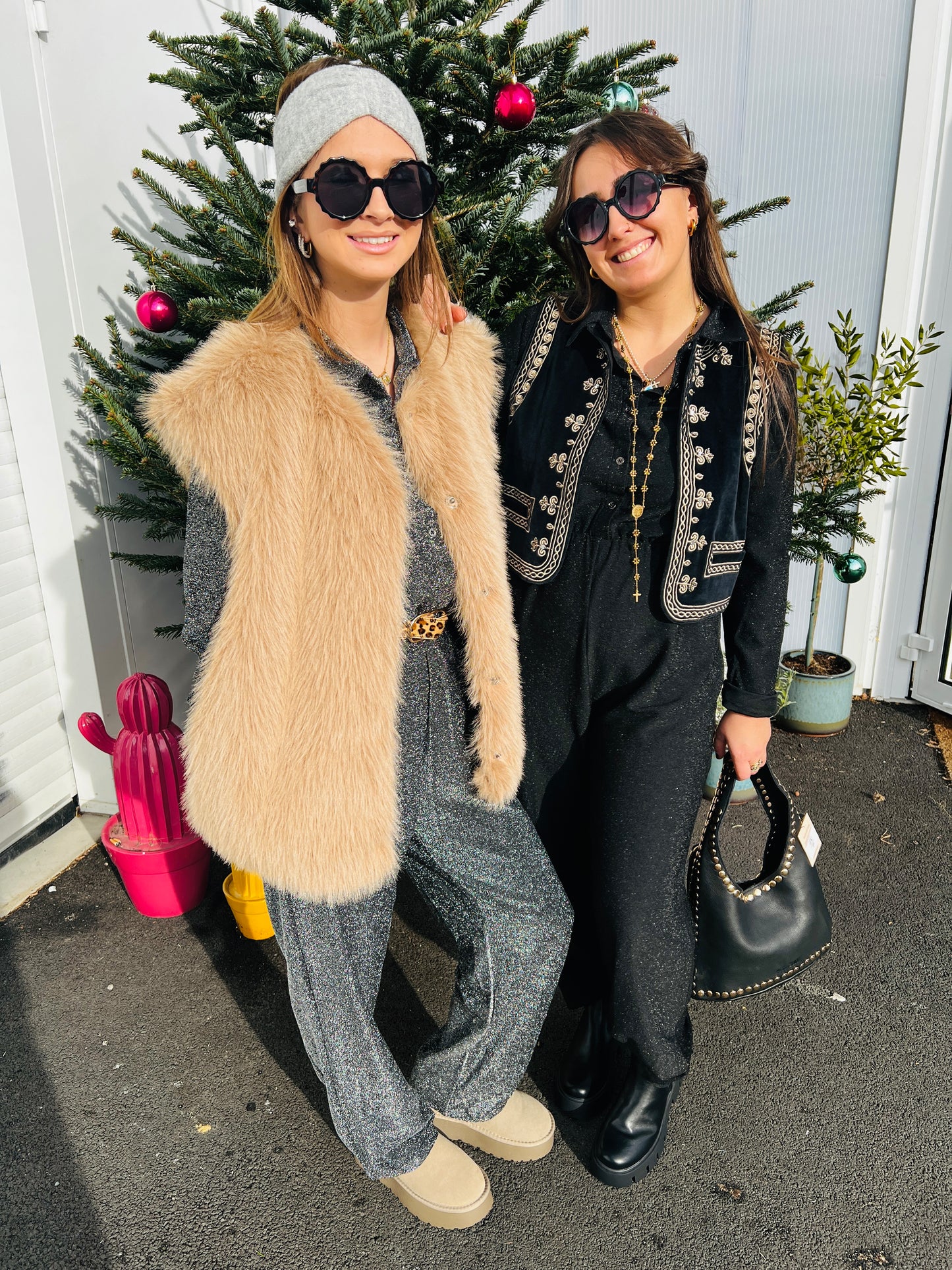 Combi paillettes DAPHNE - Noir