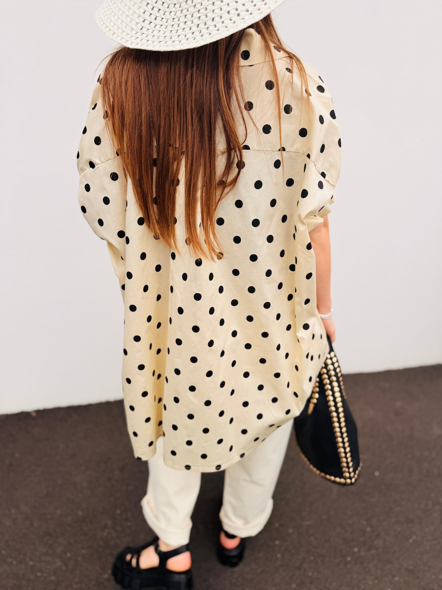 Chemise à pois oversize Ernest - 2 couleurs