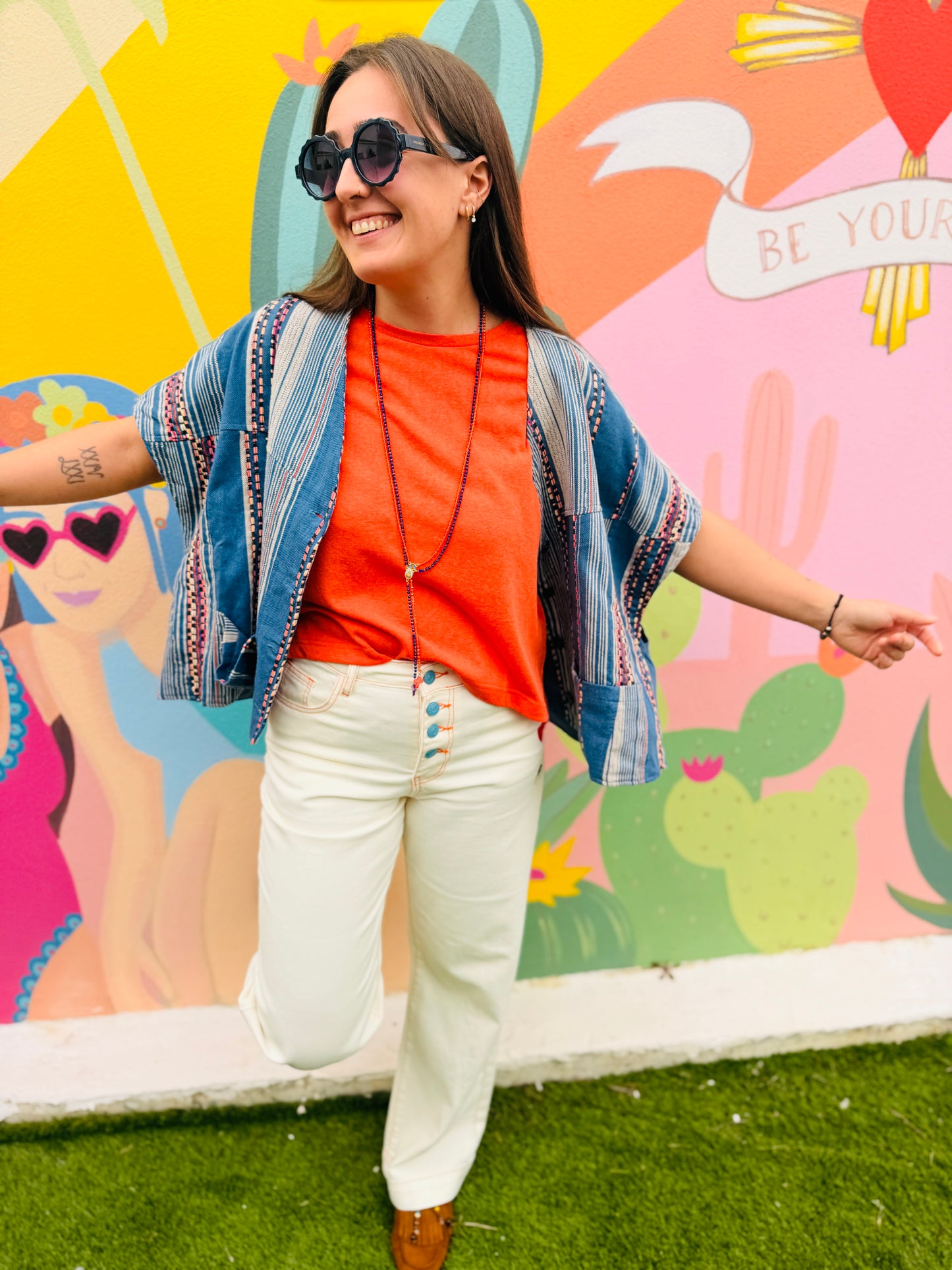 Jean broderies Evelia