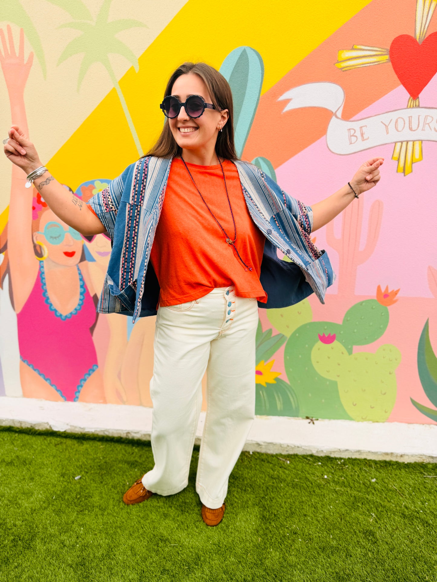 Jean broderies Evelia