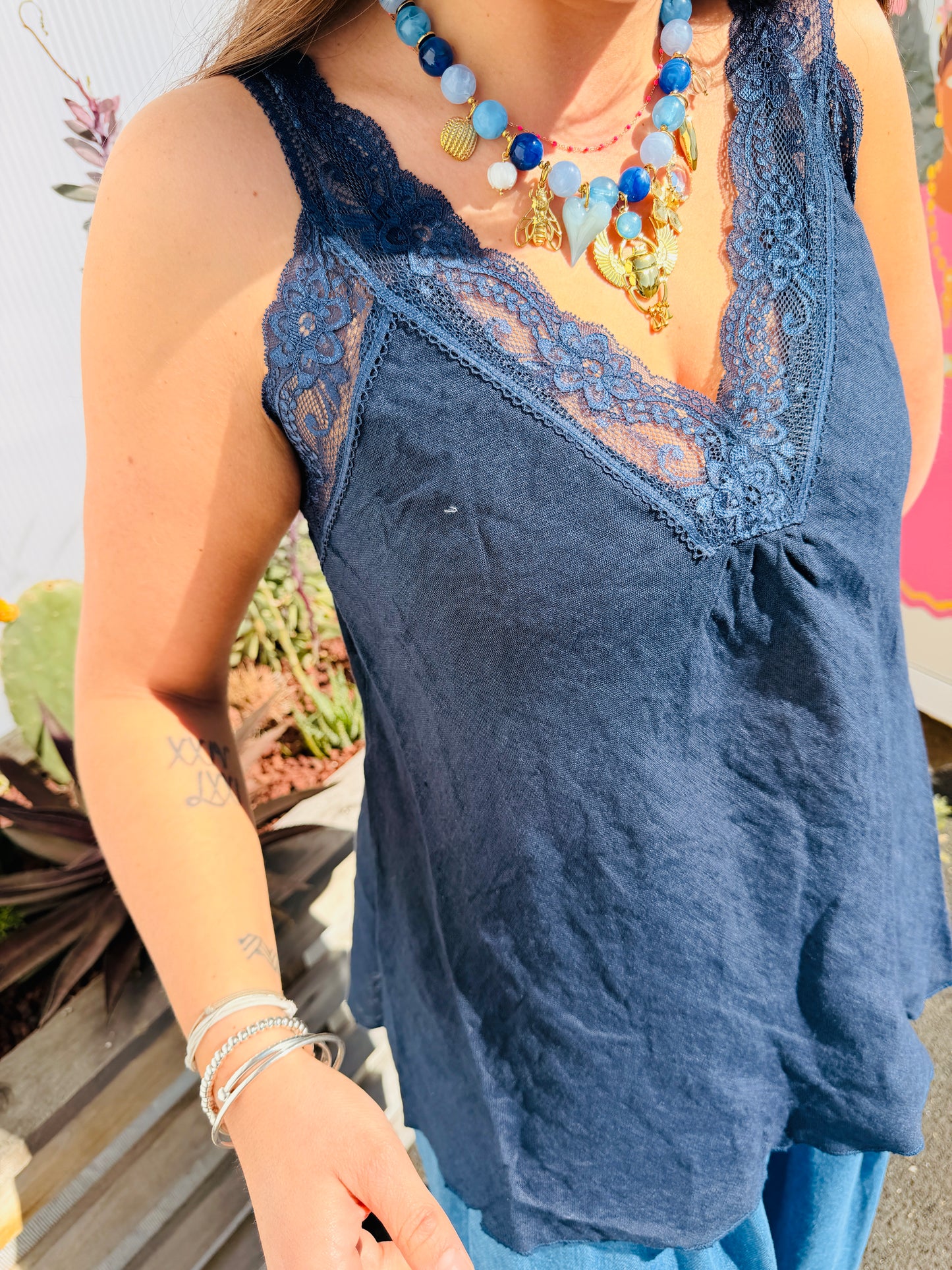 Caraco en lin Cordula